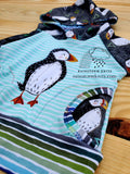 Raglan Hoodie grow with me, custom made to order