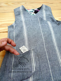Reversible Wrap Dress with Pocket, size 4T, READY TO SHIP