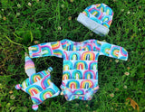 Coming Home Outfit in Rainbows