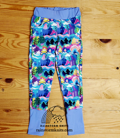 Candy Mountain Joggers, sz 6-9yr, Ready to Ship