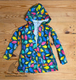 Rainbow Leaves Cardigan, 8 yr, READY TO SHIP