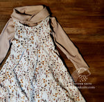 Frozen meadow dress and top set, 4-7yr, READY TO SHIP