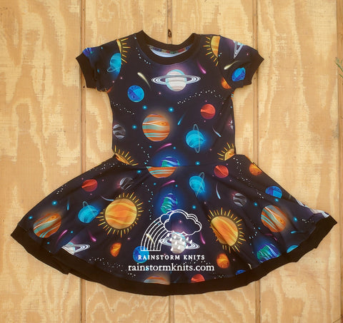 Alpha Quadrant Twirl Dress, size 5, READY TO SHIP