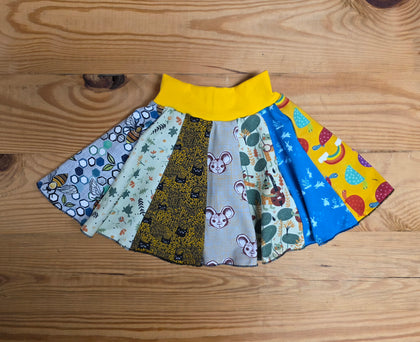 Animals Twirl Skirt, 1-3yrs, READY TO SHIP