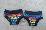 Organic toddler underwear, kids underwear, training pants, EC pants, unisex - MYSTERY print, single or multi-pack