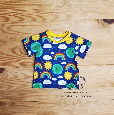 Weather Babies Tee, 12-18m, READY TO SHIP