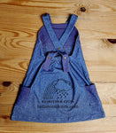 Sparkling bubbles pinafore, 5T, READY TO SHIP