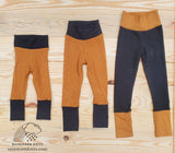 Grow with Me Pants Halloween Colors, size 3-12m and 3-6 yr, READY TO SHIP