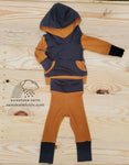 Grow with Me Pants Halloween Colors, size 3-12m and 3-6 yr, READY TO SHIP